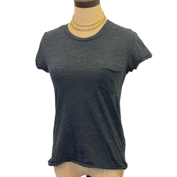 Madewell Tops - MADEWELL Navy Cotton Crew Neck Tee T-Shirt XS